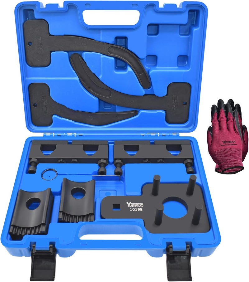 Yuesstloo Camshaft Phaser Timing Chain Tool, Camshaft Holding Tool Crankshaft Pulley Wrench Compatible with VW Chrysler Dodge 3.6L Pentastar Engine, Replace 10369 10200A 10202 10198A 2025200090 - Image 1